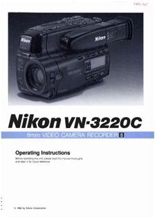 Nikon VN 3220 C manual. Camera Instructions.